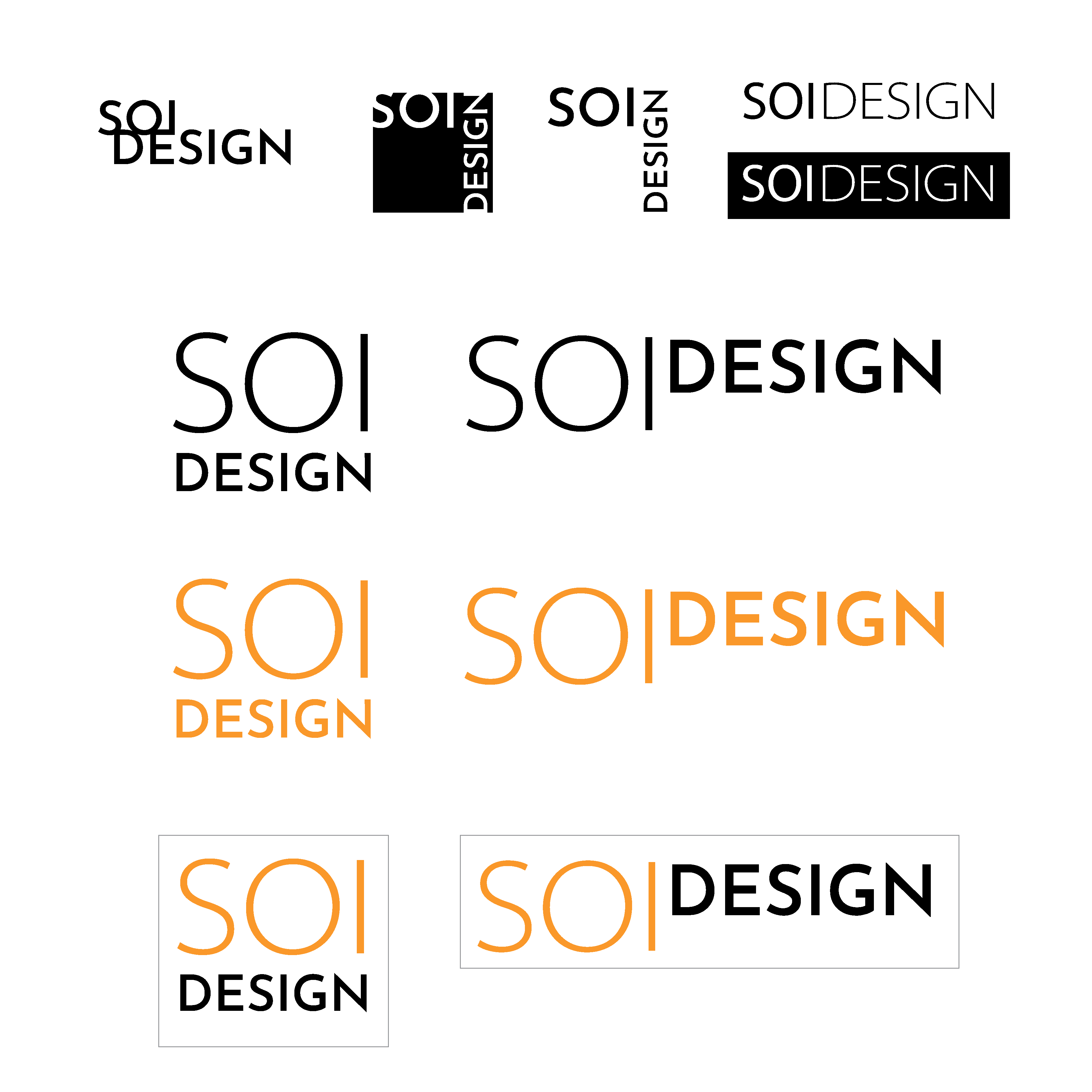 Logo variations.